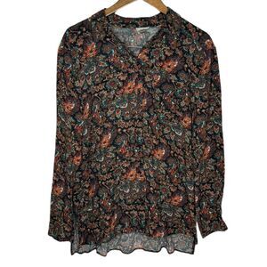 Ecote Multicolor Floral Blouse